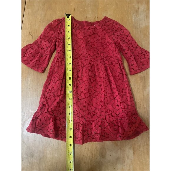 Baby Gap Red Lace Dress 2yrs - Picture 8 of 8